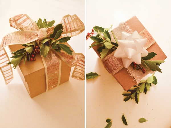 gift wrap ribbons and bows