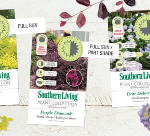 Colage of Southern Living Plant tags