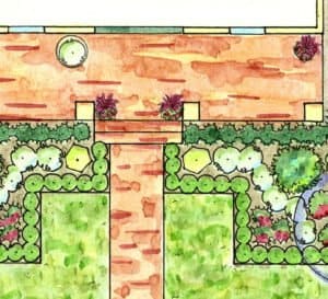 Landscape Garden Plan from Southern Living