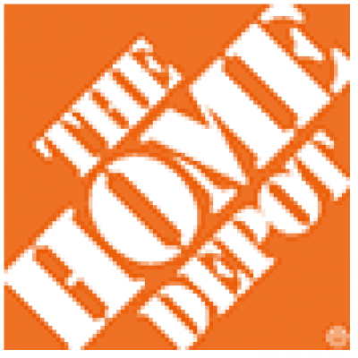Home Depot Logo orange and white