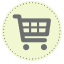 Shopping Cart Icon yellow and black