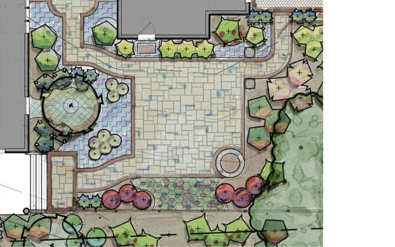 Courtyard Garden Plan